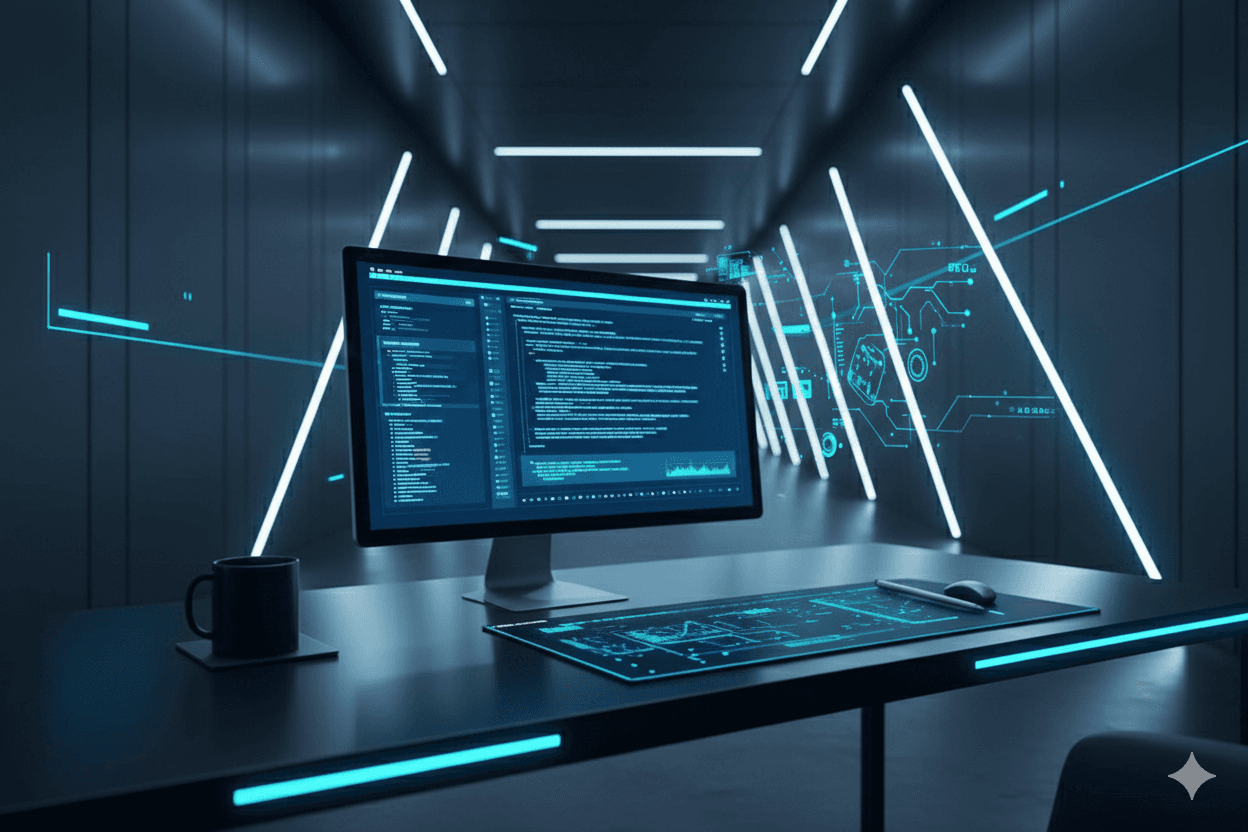 Web development workspace